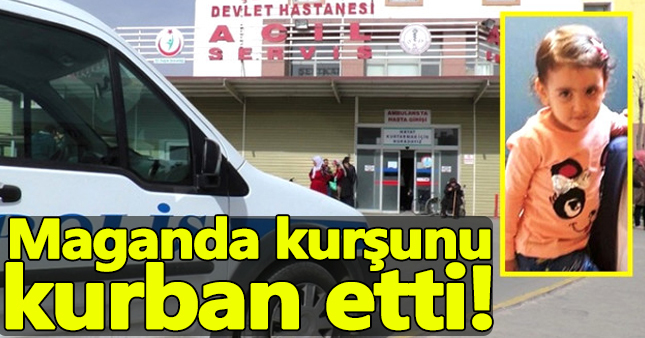 3 yaşında maganda kurşununa kurban gitti!