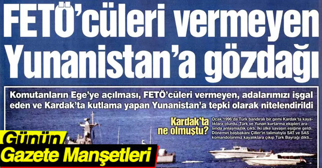 30 Ocak 2017 Gazete Manşetleri