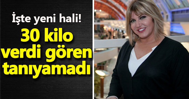 30 kilo veren Şule Zeybek'in yeni hali