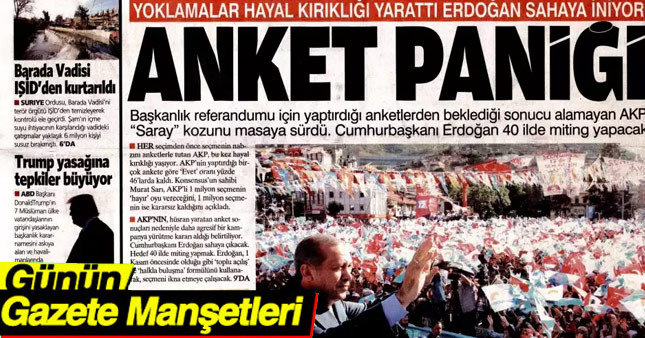 Bugünkü gazete manşetleri - 31 Ocak 2017 gazete manşetleri - sözcü gazetesi oku - gazete manşetleri spor oku