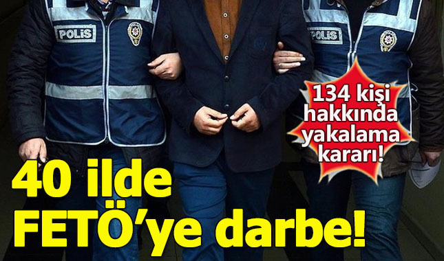 40 ilde FETÖ imamlarına operasyon:134 kişiye yakalama kararı