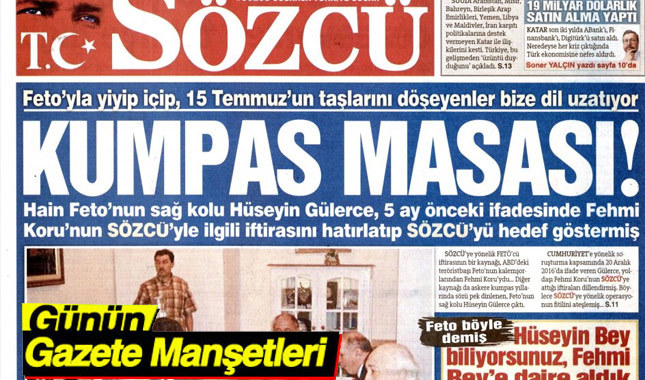 6 Haziran Gazete Maneşetleri