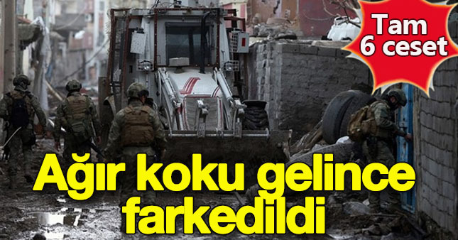 6 PKK'lının cesedi bir evden çıktı