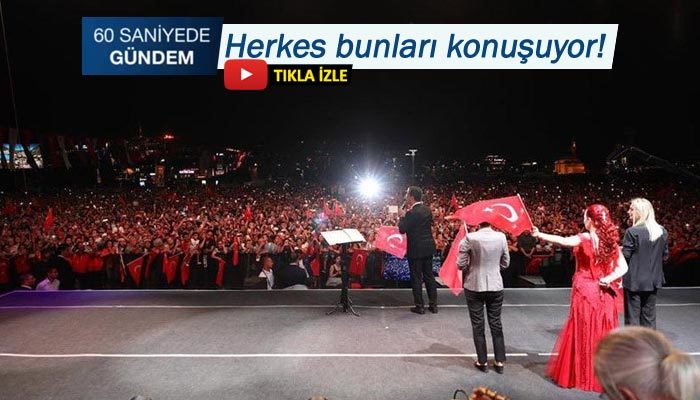 60 SANİYEDE GÜNDEM (31 Ağustos 2019)