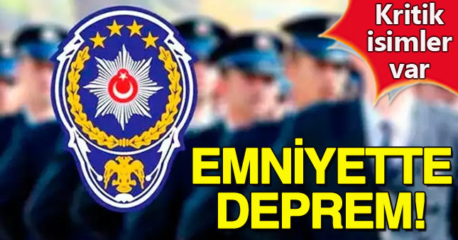 61 ilin emniyet müdürü değişti