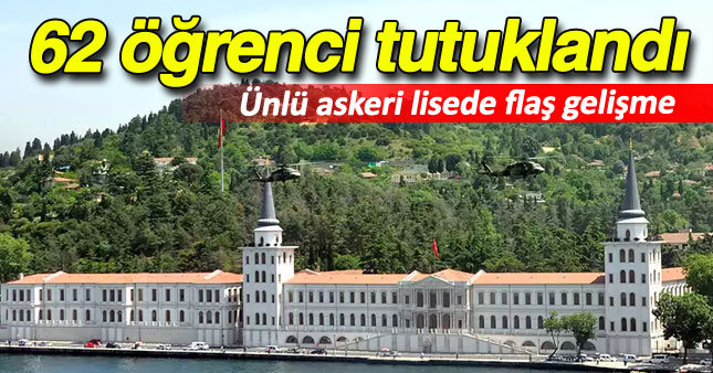 62 öğrenci tutuklandı