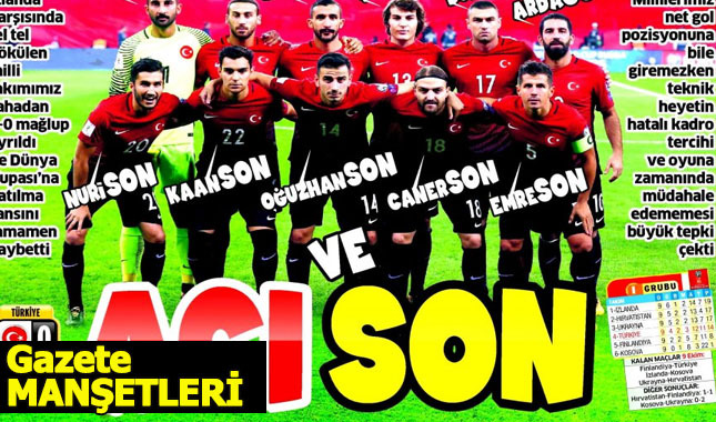 7 Ekim cumartesi gazete manşetleri