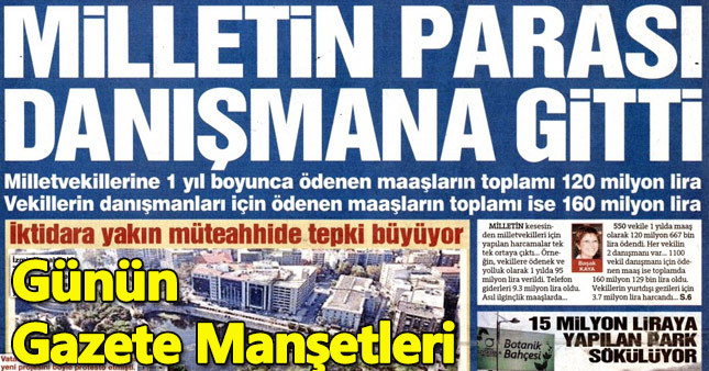 7 mayıs 2017 gazete manşetleri