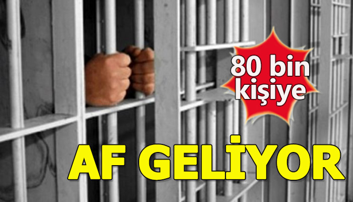 80 bin kişiye af geliyor