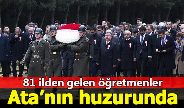 81 ilden öğretmenler Atatürk'ün huzurunda