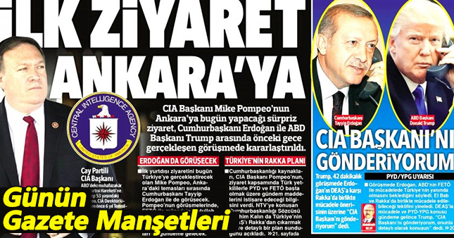 9 şubat gazete manşetleri