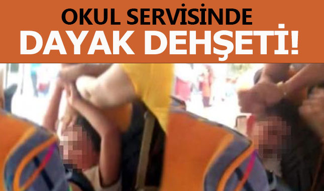 9 yaşındaki öğrenciye okul servisinde dayak