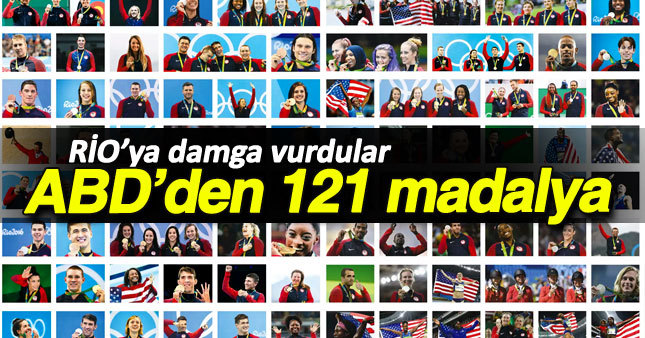 ABD 121 madalya alırken Türkiye ise...
