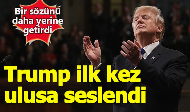 ABD Başkanı Trump ulusa seslendi