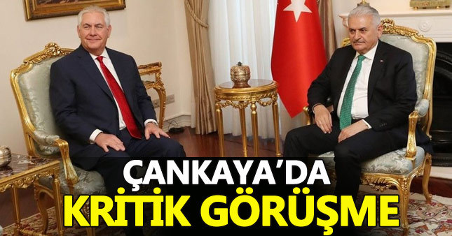 ABD Dışişleri Bakanı Tillerson, Başbakan Yıldırım'ı ziyaret etti