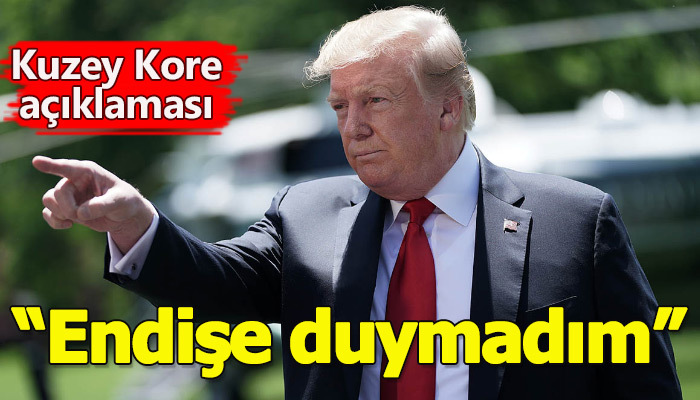 ABD başkanı Donald Trump'tan Kuzey Kore açıklaması