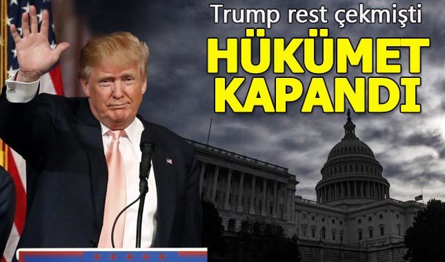 ABD'de hükümet kapandı (Hükümet kapanması ne demek?)
