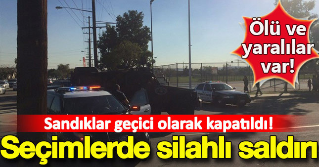 ABD'de de seçim merkezinr ateş açıldı! 1 Ölü ve 3 yaralı