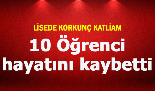 ABD'de yine okul katliamı yaşandı! 10 öğrenci hayatını kaybetti