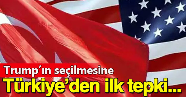 ABD'deki seçim sonuçlarına Türkiye'den ilk yorum