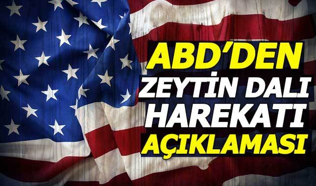 ABD'den Afrin operasyonu açıklaması