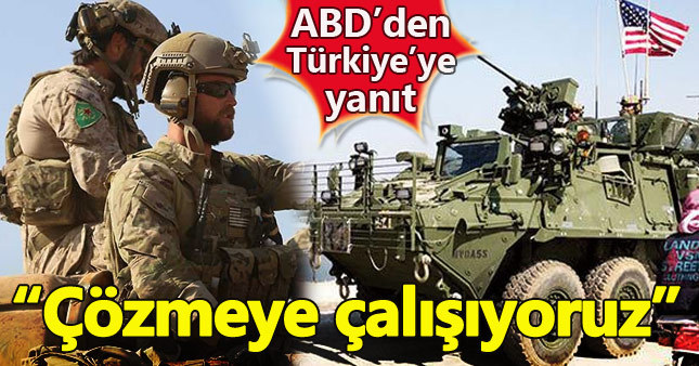 ABD'den Türkiye'ye "silah yardımı" yanıtı