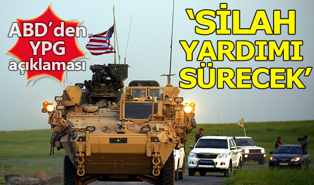 ABD'den YPG'ye silah yardımı açıklaması