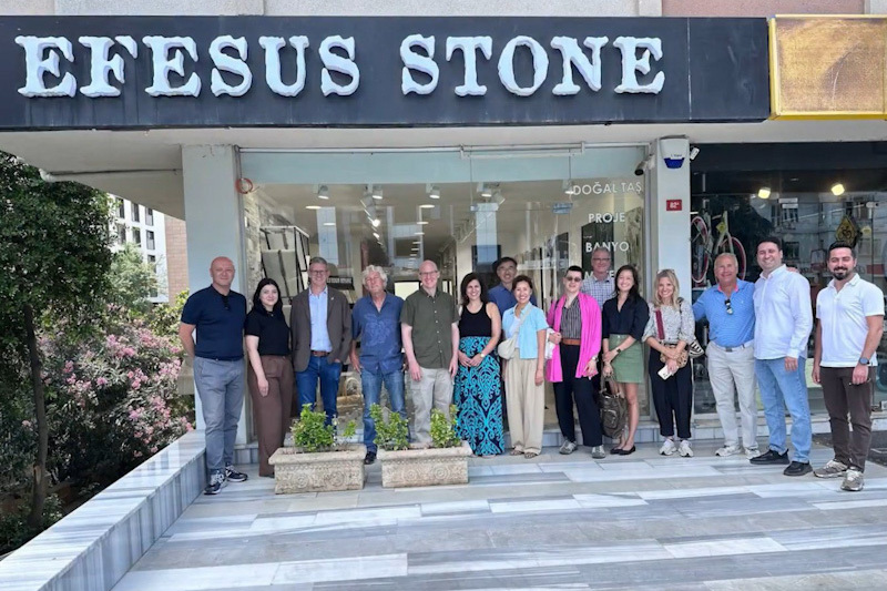 ABD'li Mimarların Türkiye Çıkarması: Tarih ve Doğal Taş Efesus Stone'da Buluştu