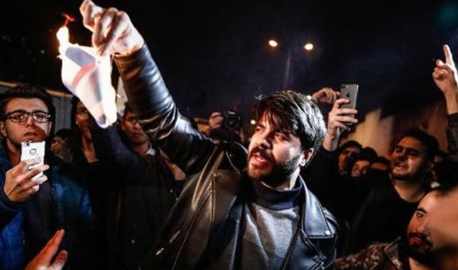 ABD'nin İstanbul Başkonsolosluğu önünde Kudüs protestosu
