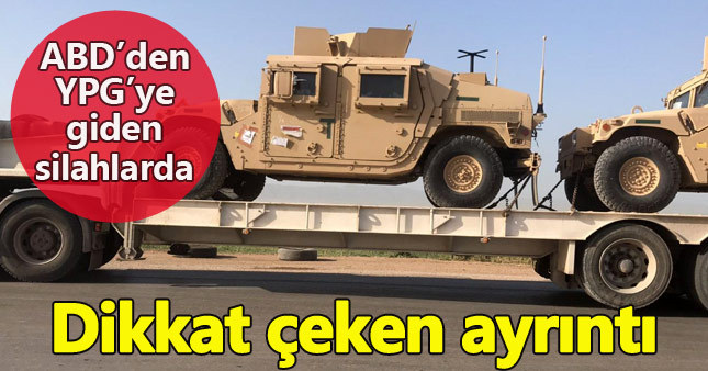 ABD'nin YPG'ye yolladığı silahlarda "kayıt" ayrıntısı