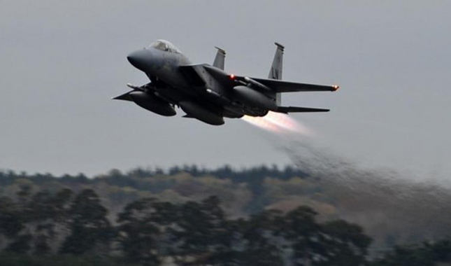 ABD'ye ait askeri uçak Suriye'de düştü