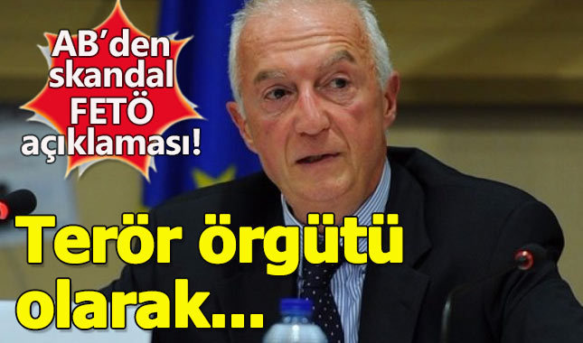 AB'den skandal FETÖ yorumu:Terör örgütü olarak görmüyoruz