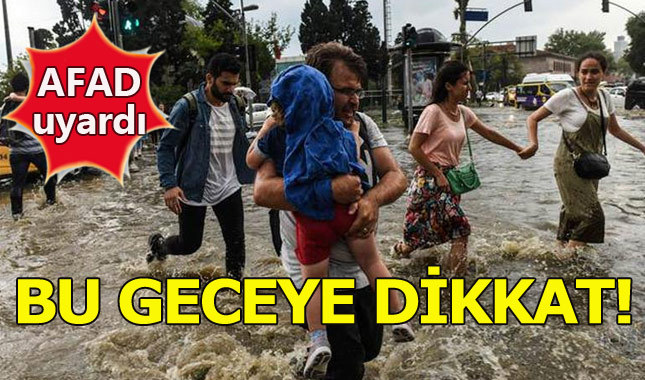 AFAD'dan İstanbullulara çok önemli yağış uyarısı