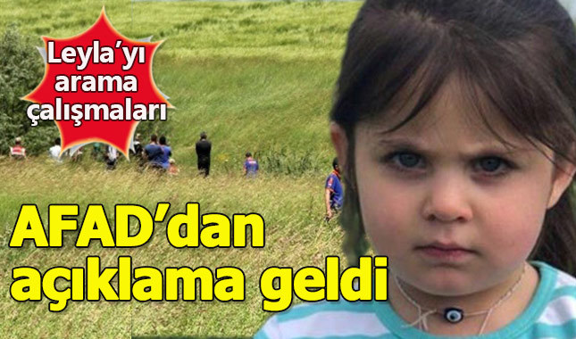 AFAD'dan kaybolan Leyla Aydemir açıklaması