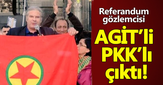 AGİT'in referandum gözlemcisi PKK'lı çıktı