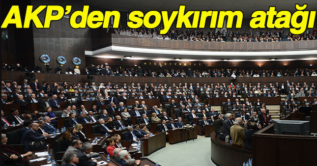 AK Parti Alman Parlamentosunun kabul ettiği soykırımı yasası için karşı atağa geçti