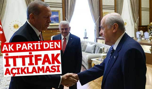 AK Parti'den MHP ittifakı hakkında flaş açıklama