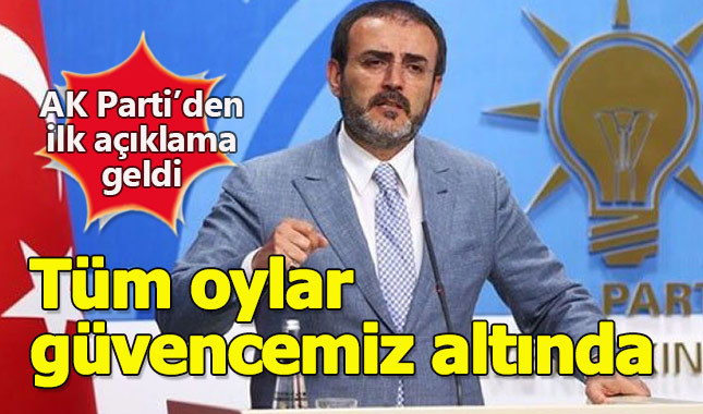 AK Parti'den seçim sonuçlarına ilk açıklama