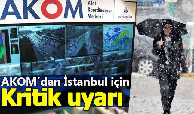 AKOM'dan İstanbul için buzlanma ve don uyarısı