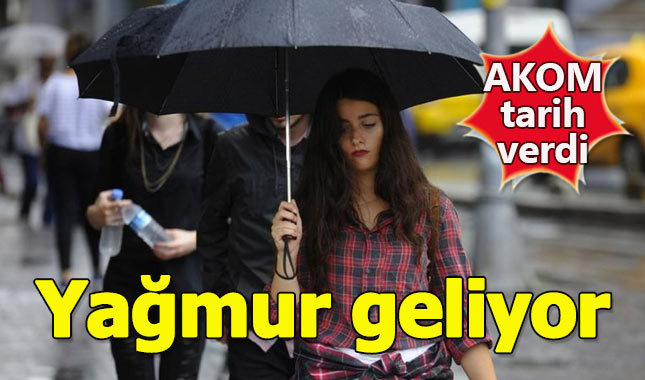 AKOM'dan İstanbul'a yağmur uyarısı - 7-8 Ekim İstanbul Hava Durumu
