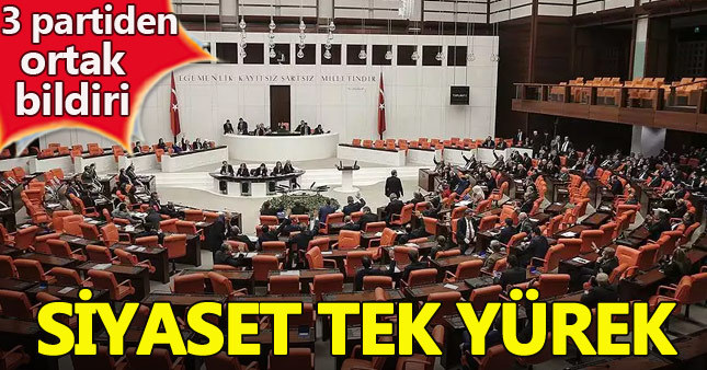 AKP, CHP ve MHP'den teröre karşı ortak mesaj