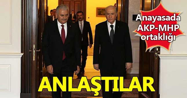 AKP ile MHP anayasa komisyonu için anlaştı