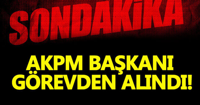 AKPM'de başkanı görecden almak için harekete geçildi