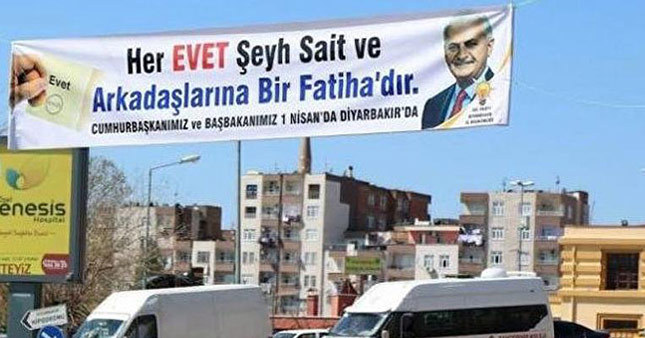 AKP'den Şeyh Sait pankartı ile ilgili açıklama