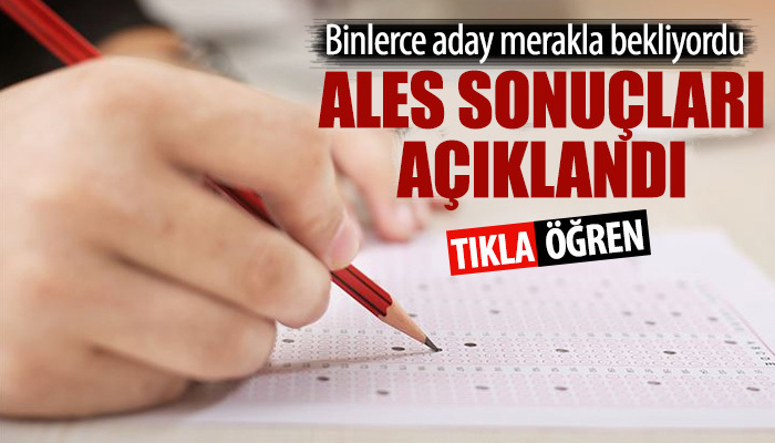ALES sonuçları | sonuc.osym giriş