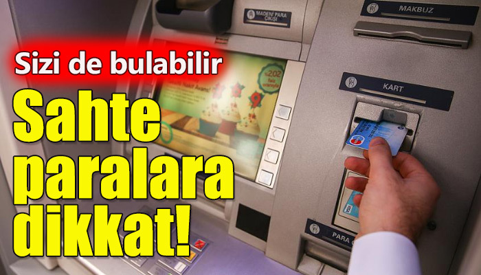 ATM'de sahte para şüphesi!