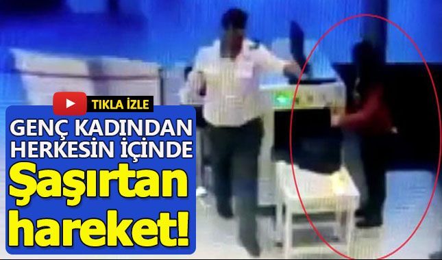 AVM girişinde genç kadının şaşkına çeviren hareketi!