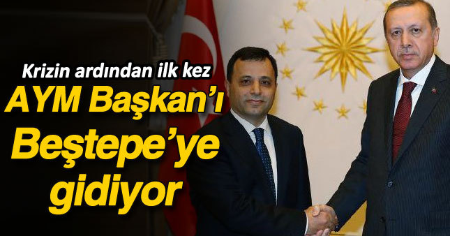 AYM Başkanı Zühtü Arslan Erdoğan ile görüşecek