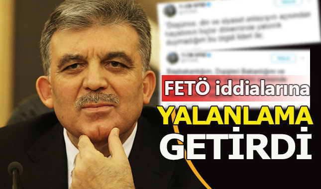 Abdullah Gül'den FETÖ iddiaları hakkında açıklama