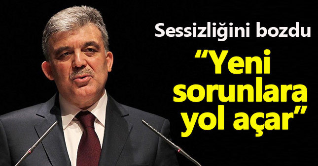 Abdullah Gül'den IKBY bayrağına tepki